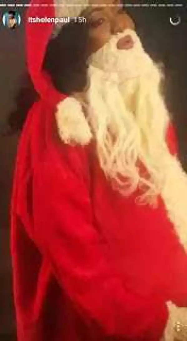 Comedienne Helen Paul In Hilarious Father Christmas Photos